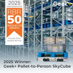 Geekplus est classée pour la quatrième fois dans le Top 50 des entreprises de robotique dans le monde, confirmant ainsi sa position de leader dans le domaine de la robotique d'entrepôt.