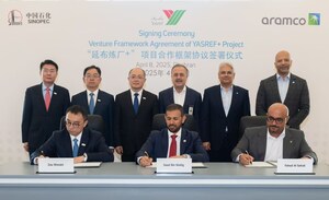 Sinopec und Aramco unterzeichnen Rahmenvereinbarung für ein Joint Venture für die Erweiterung der Yanbu-Raffinerie